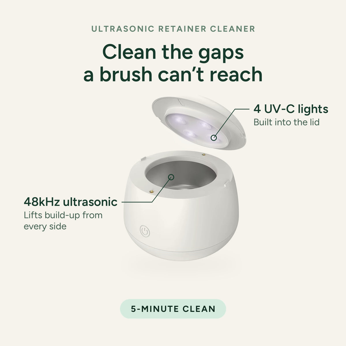 Ultrasonic Retainer Cleaner